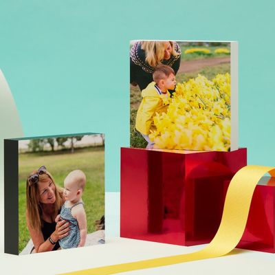 Wooden photo block